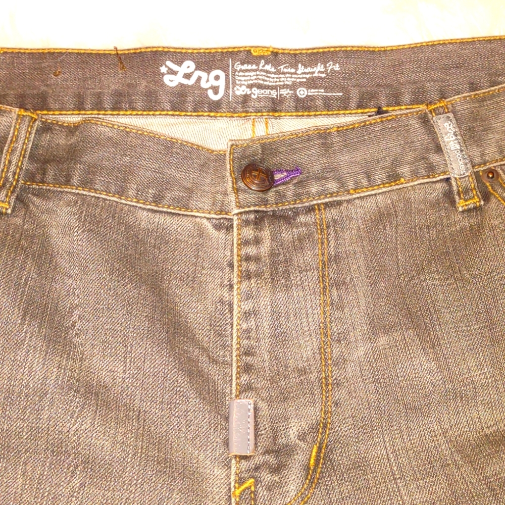 💜VINTAGE💜 Lrgeans GR TS FLAP POCKET Jean's Grey Wash last available - Picture 3 of 11